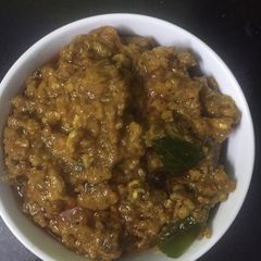 A picture of Minsed meat gravy(Kaima gravy).