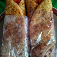 A picture of Vegetables wrap.