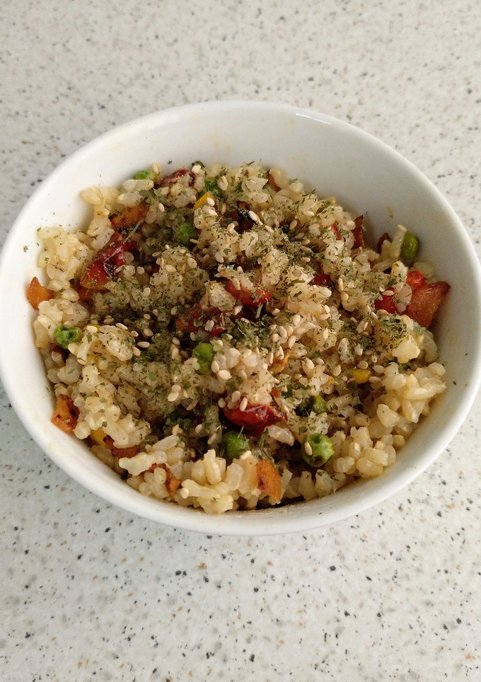 Una foto de Arroz con verduras