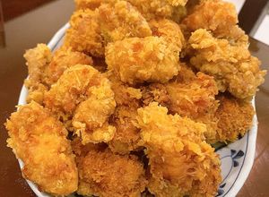 Hình của món Gà viên chiên giòn (gà popcorn).