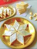 Kaju Katli (Indian Cashew Fudge)