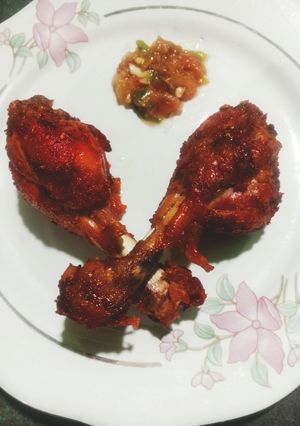 A picture of Jama Masjid-Style Chicken Fry.
