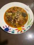 Alubias del Jerte con chorizo y jamón