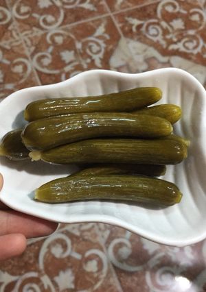 صورة لوصفة مخلل الخيار على طريقتي