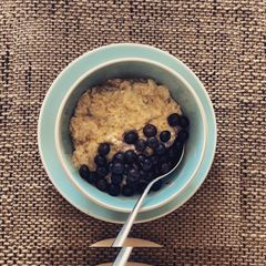 A picture of Creamy steel cut oats.