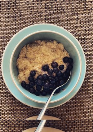 A picture of Creamy steel cut oats.