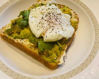 Best Recipe Avocado toast with poached egg Delicious