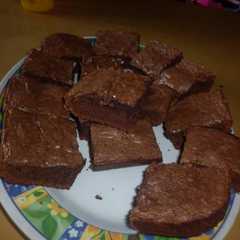 Una foto de Brownies sin manteca
