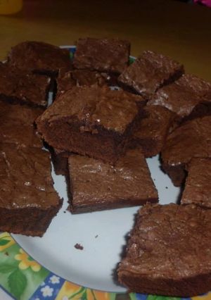 Una foto de Brownies sin manteca