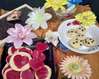 Fresh, Serving Recipe Vanilla Heart cookies Nutella cookies Most Delicious