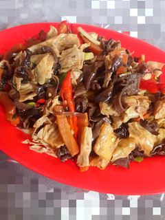 Foto resep Tumis Kembang Tahu dan Jamur