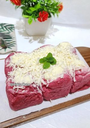 Foto resep Red Thai Milk Bun (Kukus)