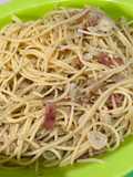 Bacon Spaghetti Aglio Olio