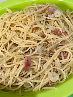 Foto resep Bacon Spaghetti Aglio Olio
