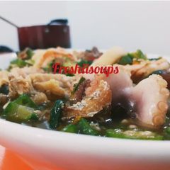 A picture of See food okra soup.