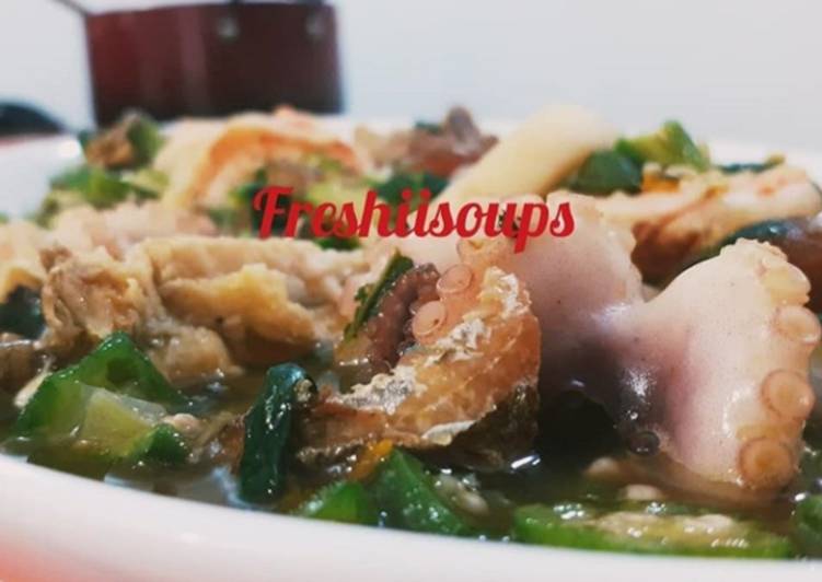 Recipe of Quick See food okra soup
