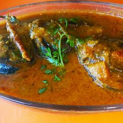 Baingan masala (tangy and sweeet taste) A picture of Baingan masala (tangy and sweeet taste).
