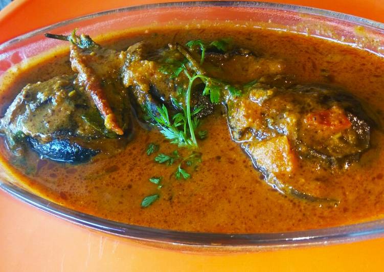 Baingan masala (tangy and sweeet taste)