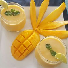 Creamy Mango Shake #KSshakes A picture of Creamy Mango Shake #KSshakes.
