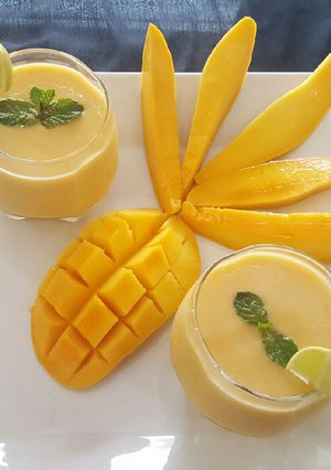A picture of Creamy Mango Shake #KSshakes.