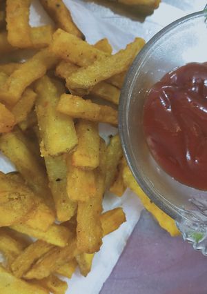 A picture of French fries.