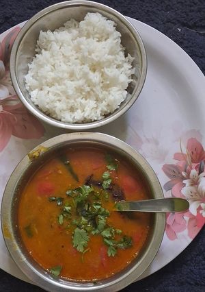 A picture of Whole Moong Dal Curry.