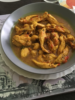 Una foto de Pollo a la Cúrcuma