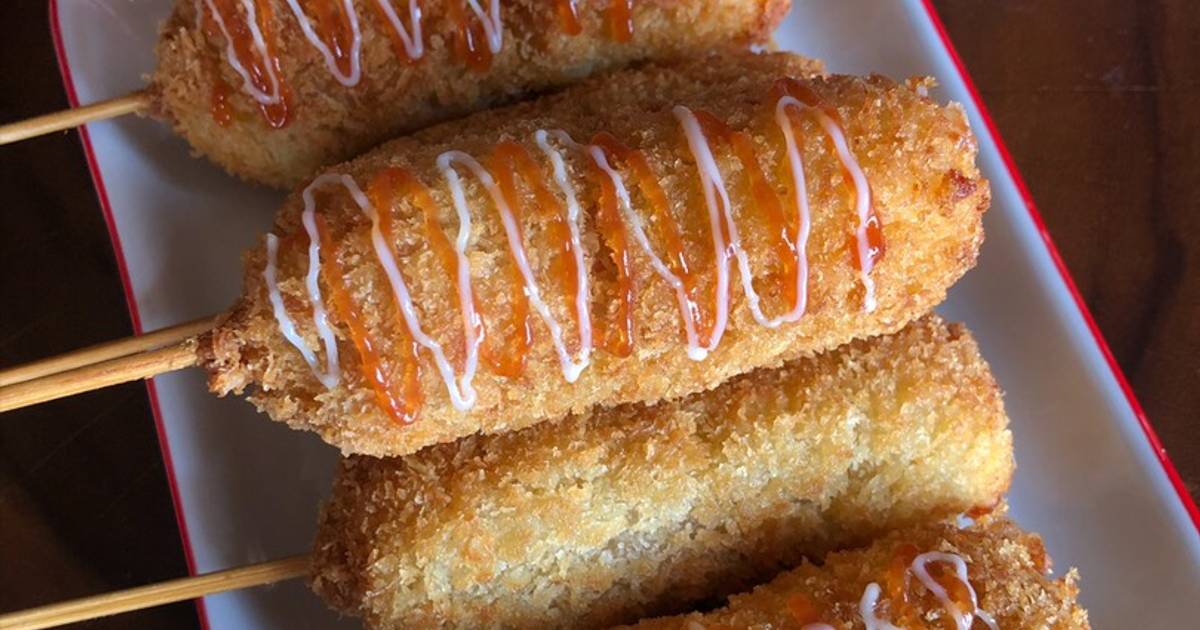 Resep Corn Dog Sosis Mozarella Oleh Kiki Fhatria Cookpad