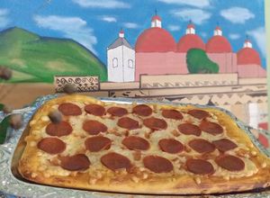Una foto de Pizza de peperoni