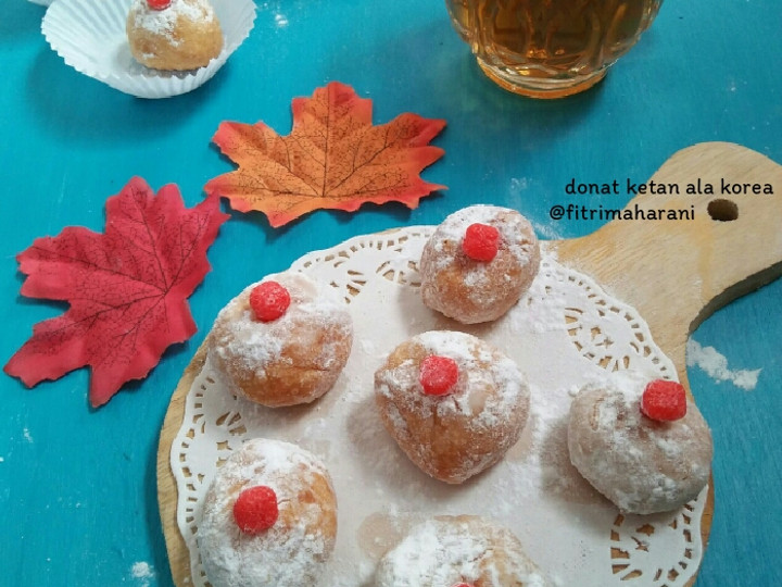 Resep Donat Ketan Ala Korea, Lezat