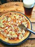 Pizza Daging Kebab (Eggless) 🍕🧀🌯