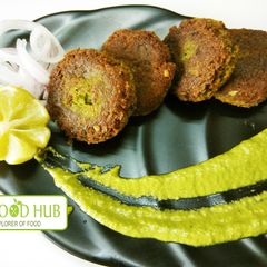 A picture of Green Kababs.