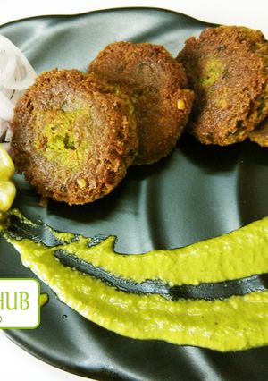 A picture of Green Kababs.