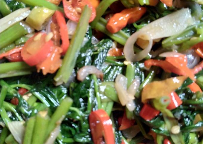 Resep Cah Kangkung Pedas Oleh Zakiyatus Sofia Cookpad