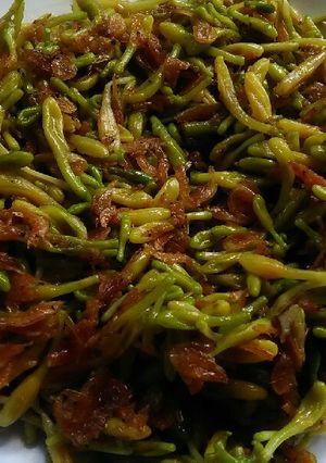 Foto resep Tumis bunga pepaya ebi