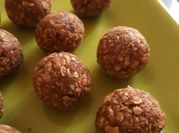 Una foto de pasta de maní trufas