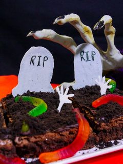 Una foto de Brownies de Halloween (Muerte chocolatosa)