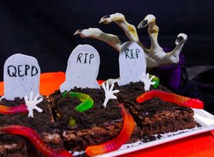 Una foto de Brownies de Halloween (Muerte chocolatosa)
