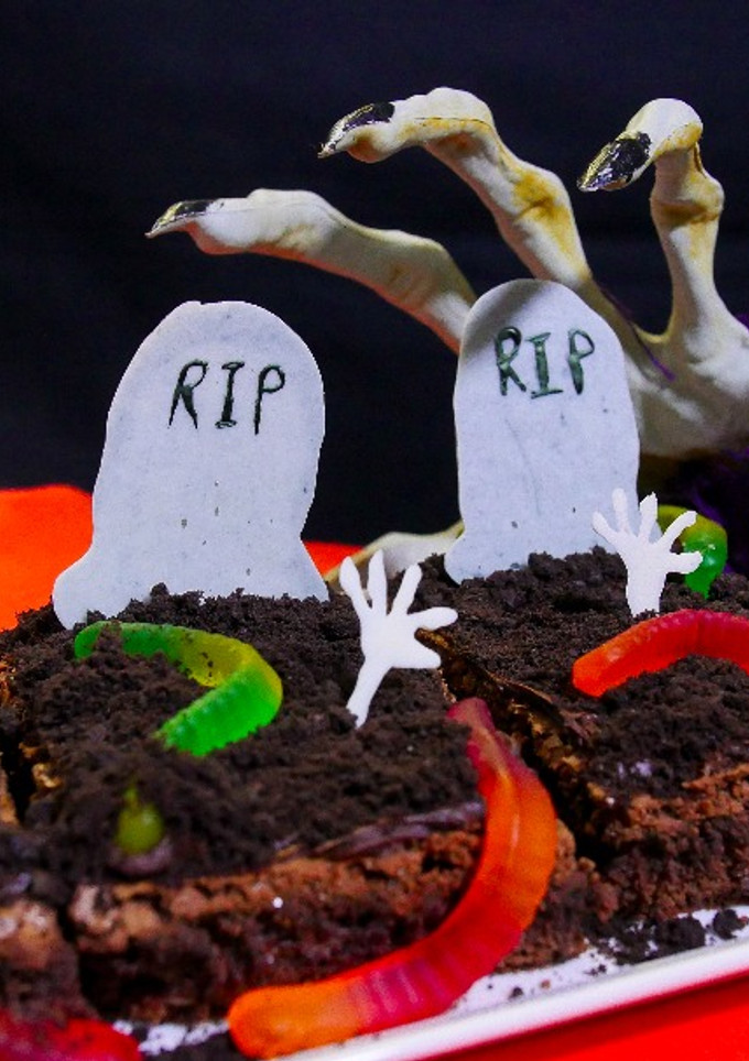Una foto de Brownies de Halloween (Muerte chocolatosa)
