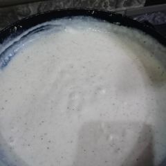 Creamy cheese sauce A picture of Creamy cheese sauce.