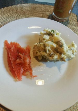 Una foto de Trucha gravlax