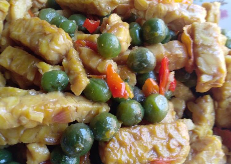 Bagaimana memasak Tempe leunca oseng pedas manis, Bisa Manjain Lidah