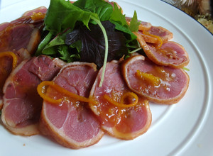 【涼拌料理】橙汁鴨肉捲 的食譜成品照片