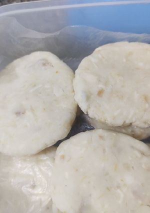 Una foto de Arepas de yuca