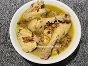 Gambar opor ayam bumbu kuning bumbu racik
