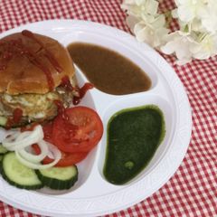 A picture of Egg burger.