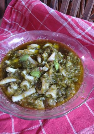 Foto resep Cumi sambal ijo