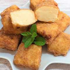 Una foto de Leche frita