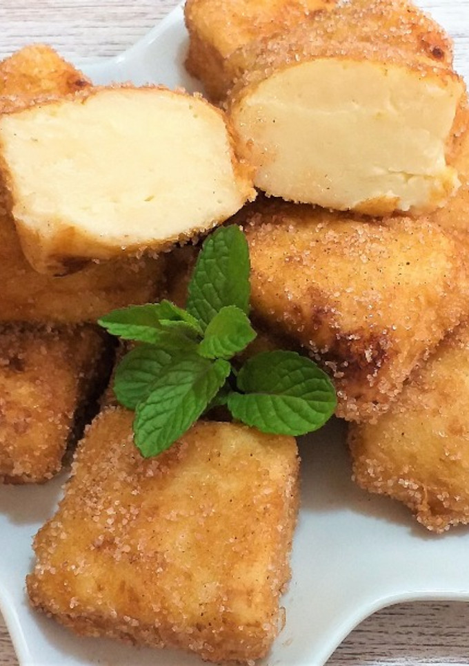 Una foto de Leche frita