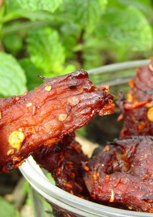 Hình của món Khô bò.